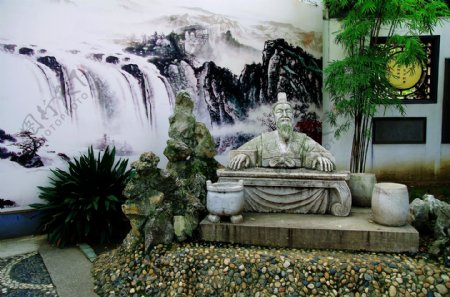 湖北武汉古琴台风景桌面壁纸