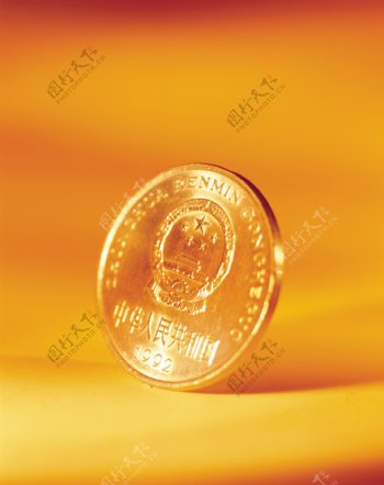 黄金金币图片