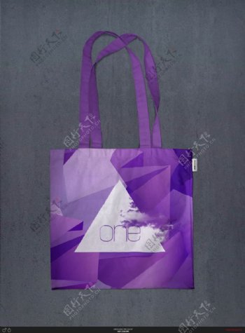 紫色环保布袋
