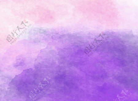 紫色水彩背景纹理