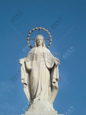 雕像关于玛丽亚