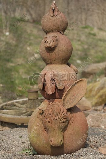 陶瓷动物雕塑