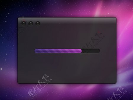紫色条纹手机UI创意进度条素材下载