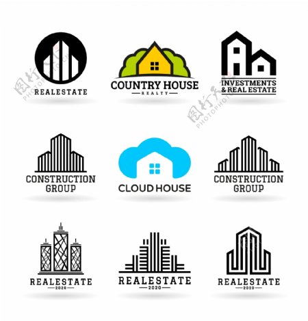 房地产建筑公司logo