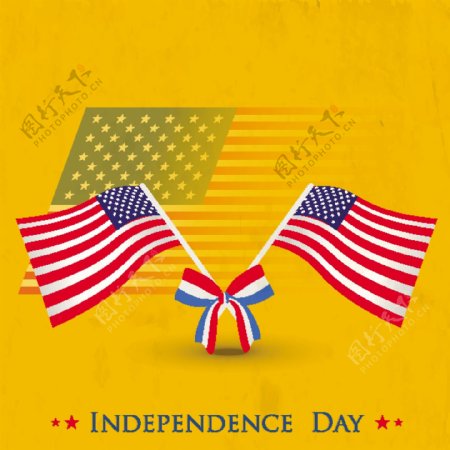 美国独立日庆祝活动的概念