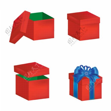 红色礼品盒系列