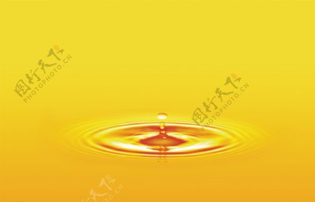 金色油滴水滴