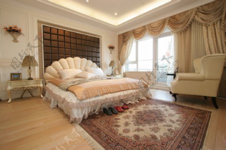 欧式温馨卧室效果图图片