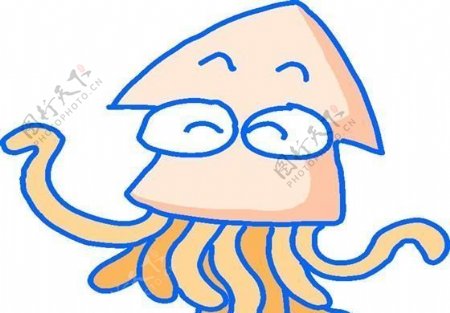 章鱼海洋动物卡通动物日本矢量素材ai格式29