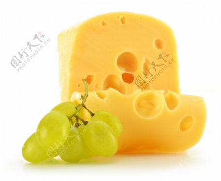 奶酪与葡萄图片