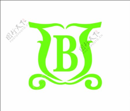 B盾牌标志