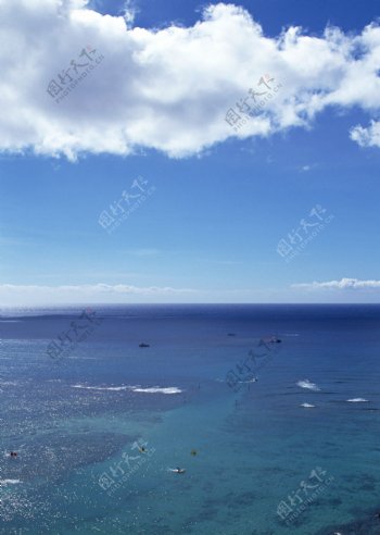 大海全景图片