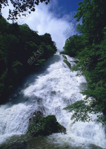 河流瀑布摄影图片
