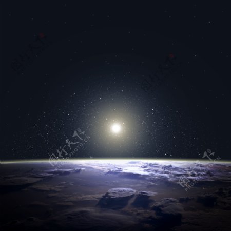 月球表面和太阳图片图片