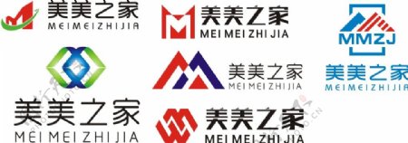 M字母公司logo设计素材
