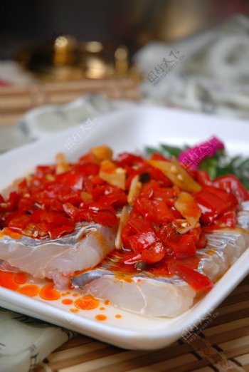 国内美食辣椒鱼块图片