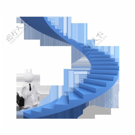3D小人楼梯元素