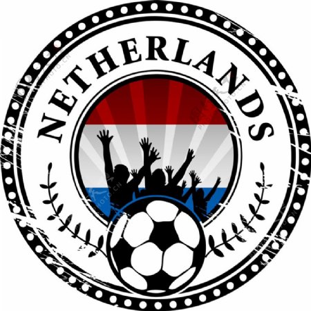 荷兰足球标签图片