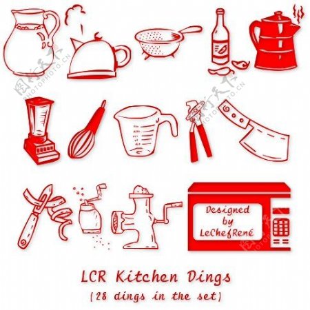 LCR厨房鼎字体