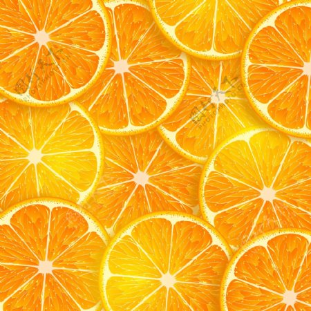 橙子底纹矢量素材图片