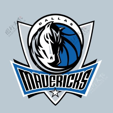 美国NBA小牛队标志logo