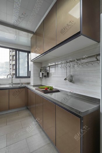 美式高端厨房设计效果图