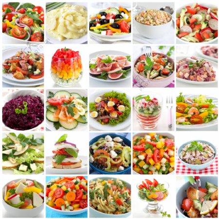 水果蔬菜沙拉美食图片