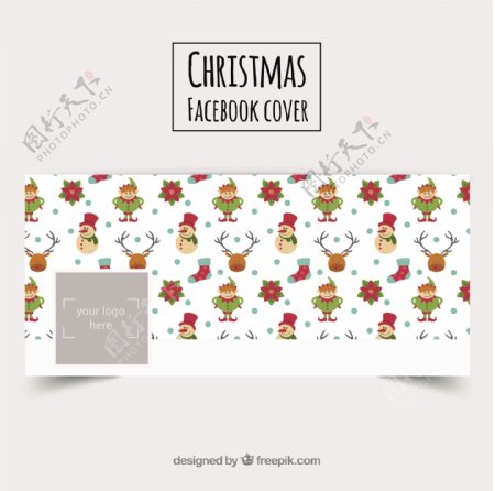 圣诞人物脸谱网封面