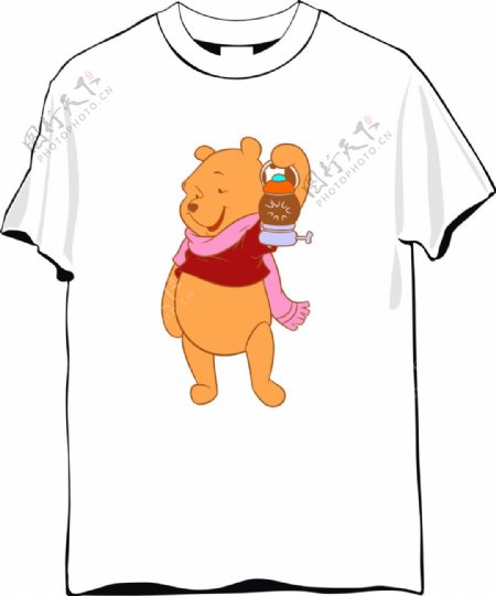 熊可爱T恤