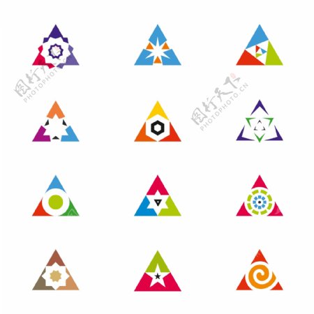 三角形标志设计图