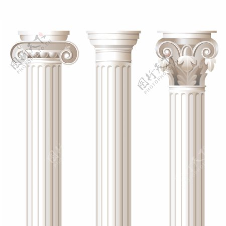 漂亮优雅的罗马柱