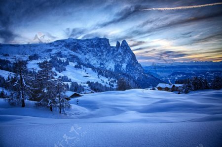 唯美的雪景