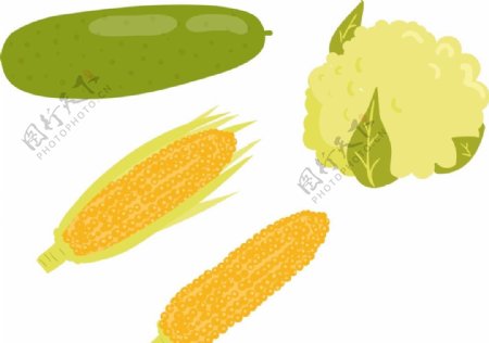 菜花玉米黄瓜