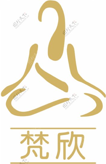 梵欣瑜珈logo图片