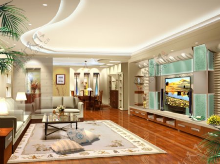 客厅室内设计环境设计72DPI