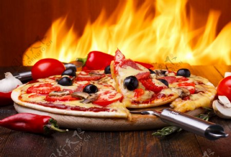 火焰与披萨
