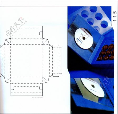 包装盒设计刀模数据包装效果图251