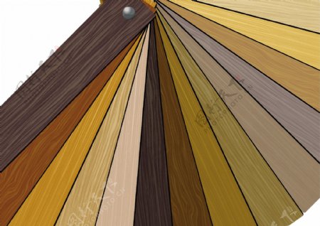 彩色木材样本向量