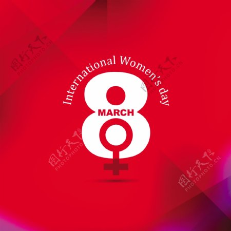 国际妇女节庆典背景