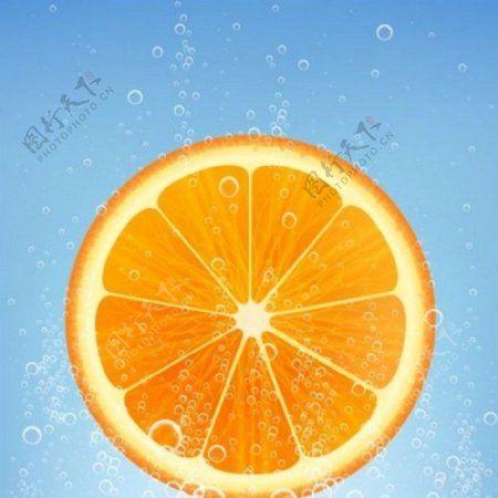 橘子背景素材