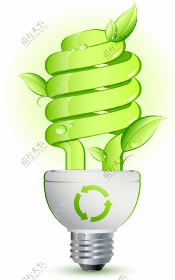 绿色环保节能灯