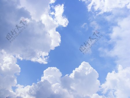美丽的天空白云图片