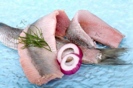 生鲜生鱼片图片