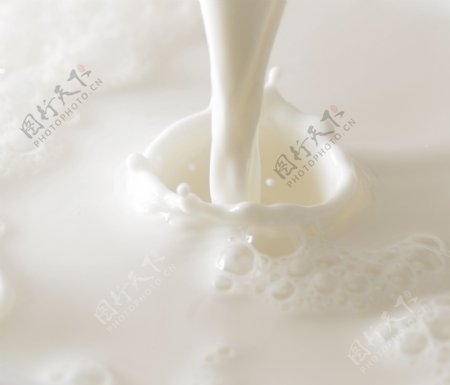 泡泡牛奶图片