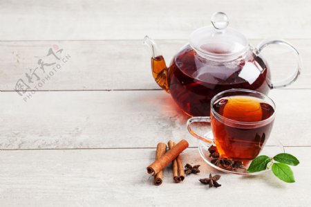 红茶与陈皮柠檬图片