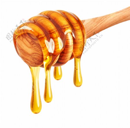 蜂蜜棒上的蜜糖图片