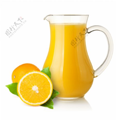 柠檬与果汁摄影