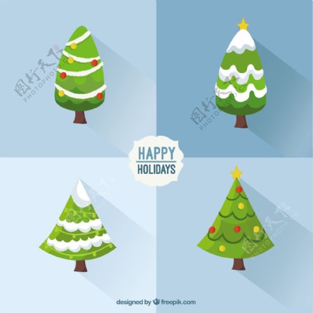 绿色圣诞树系列