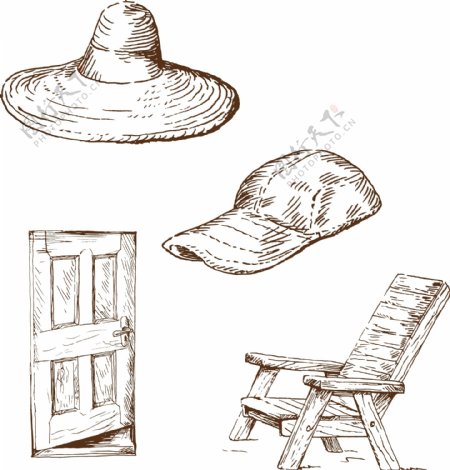 欧式帽子门窗躺椅图片