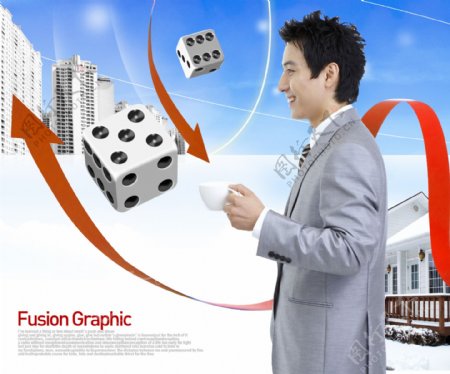 商务行业人物插图分层素材PSD格式0013